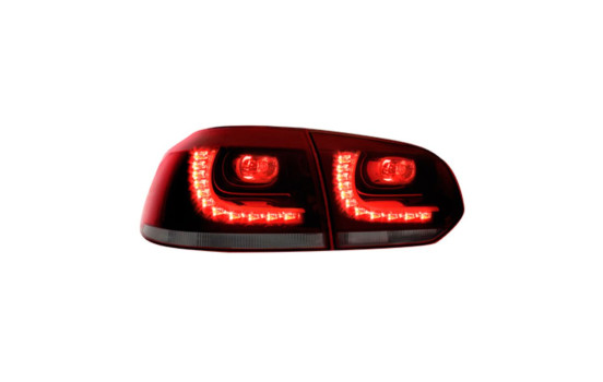 Kit feux arrière LED R-Look adaptables sur Volkswagen Golf VI 2008-2012 sans variante - Rouge / Fumée 441-19B3F4LD-AE AutoStyle, Image 2