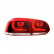 Kit LED R-Look adaptable à Feux arrière Volkswagen Golf VI 2008-2012 sans variante - Rouge / Clair DL VWR95LRC AutoStyle