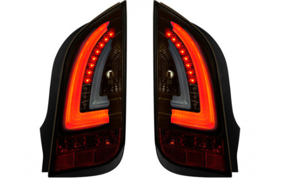 Set de feux arrière LED adaptés à Volkswagen Up! & Skoda Citigo 2011- - Noir/Fumé/Or DL VWR99SG AutoStyle