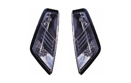 Set de feux arrière LED pour Fiat Grande Punto 2005- - Noir DL FIR07LJ AutoStyle