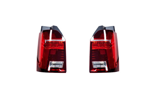 Set de Feux Arrières LED pour Volkswagen Transporter T6 2015-2020 (avec hayon) - Rouge/Fumé DL VWR28LRSD AutoStyle