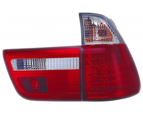 Set feux arrière à LED BMW X5 E53 2000-2002 - Rouge / Transparent DL BMR47LR AutoStyle