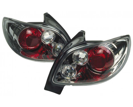 Set Feux arriere adaptables pour Peugeot 206 CC - Chrome DL PER06 AutoStyle