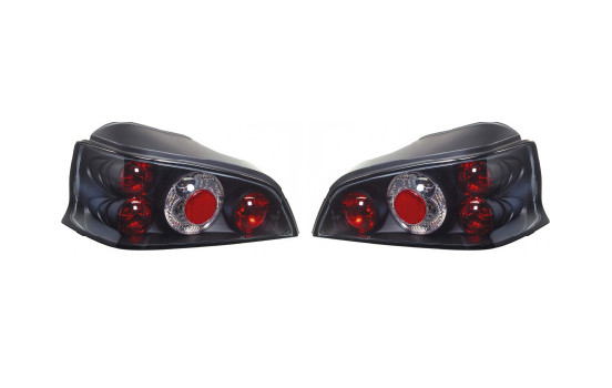 Set Feux Arrières adaptables pour Peugeot 106 1996- - Noir DL PER03B AutoStyle