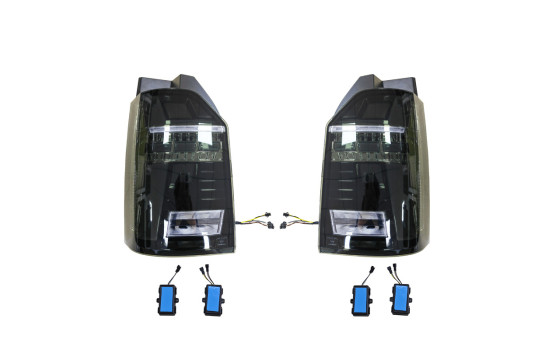 Set Feux Arrières LED pour Volkswagen Transporter T6 2015-2020 (avec hayon) - Noir - en DL VWR28LJD AutoStyle