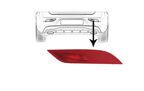 Feu antibrouillard arrière 5909930 Van Wezel