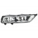 Feu antibrouillard/feu de virage VW Passat 10-14 re H8 1ND 010 545-121 Hella