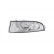 Feu antibrouillard gauche H8 7623995 Van Wezel