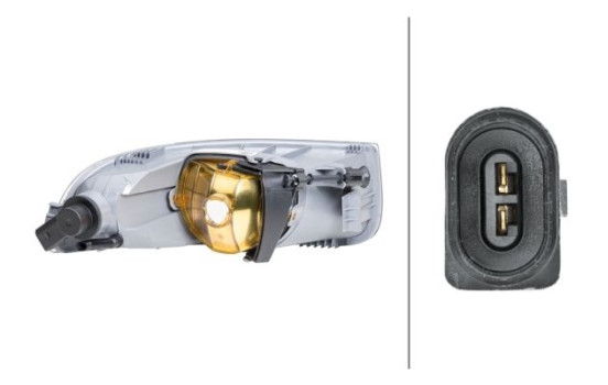 Feu antibrouillard Skoda Superb (3T4/3T5) 08-13 avec feux de jour 1NE 271 615-131 Hella, Image 2
