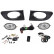 Kit de projecteurs antibrouillard 19-0195000 TYC