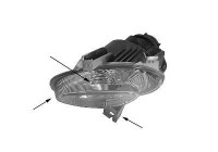 Phare antibrouillard droit non compatible avec XS/GTi/S16 4028996 Van Wezel