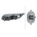 Phare antibrouillard/feux de virage/feux de jour VW Passat 10-14 li H8 1ND 010 545-131 Hella, Vignette 2