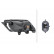 Phare antibrouillard Seat Ibiza (6J5) 12- re 1NE 011 077-021 Hella, Vignette 2