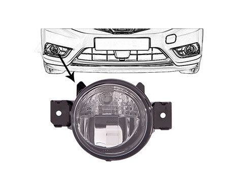 Projecteur antibrouillard 3341996 Van Wezel