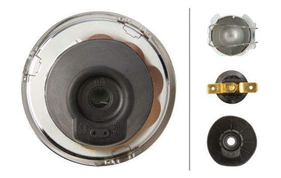 Optique, phare 1L6 002 395-261 Hella, Image 2