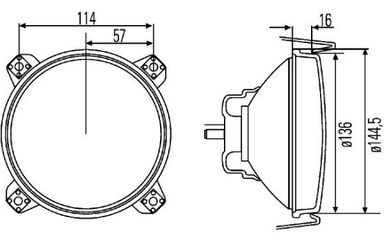 Phare 1L3 005 649-017 Hella, Image 2