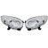 Ensemble de phares TYC pour Toyota C1 20-11606-05-2 + 20-11605-05-2