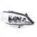 Jeu de phares adapté à Opel Astra G Chrome 20-5488-08-2 + 20-5487-08-2 TYC, Vignette 2