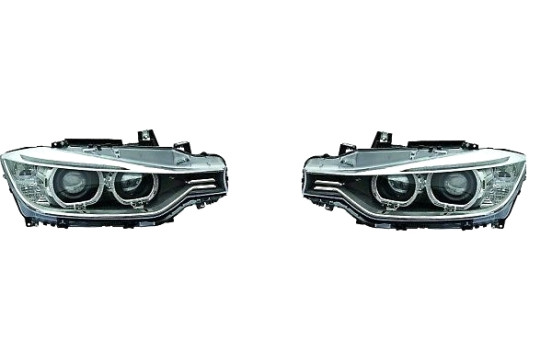 Jeu de phares halogène/LED DRL pour BMW F30/F31 1217486 Diederichs, Image 2
