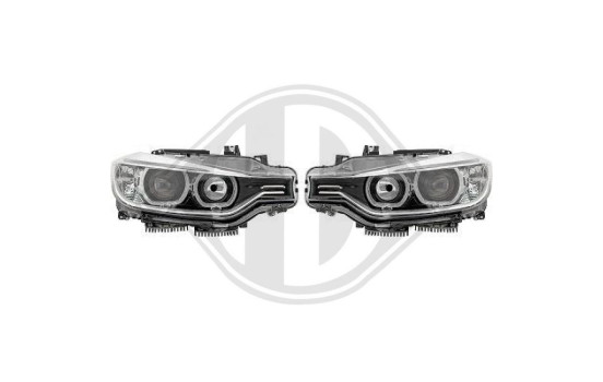 Jeu de phares halogène/LED DRL pour BMW F30/F31 1217486 Diederichs, Image 5