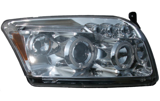 Jeu de phares pour Dodge Caliber 2006- - Chrome - Angel-Eyes inclus, Image 2