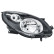 Phare, droit, 12 V 1L7 271 510-381 Hella