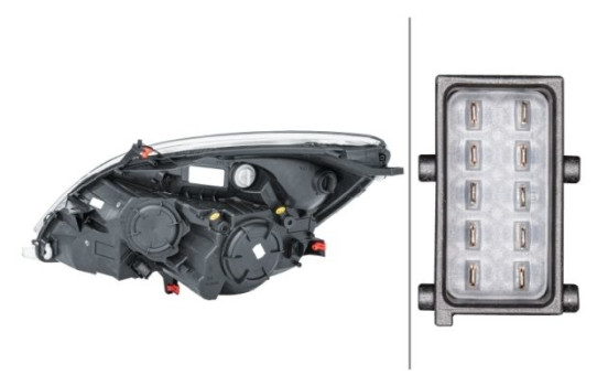 Phare droit 1EJ 354 676-021 Hella, Image 3