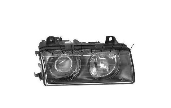 Phare droit A partir de 9/94+ NON COMPACT 0640964 Van Wezel
