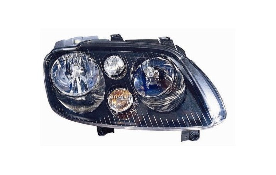 PHARE DROIT AVEC CLIGNOTANT. 2 X H7 Chrome/Noir AL 5856964M Magneti Marelli