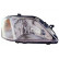Phare droit avec clignotant H4 1514962 Van Wezel