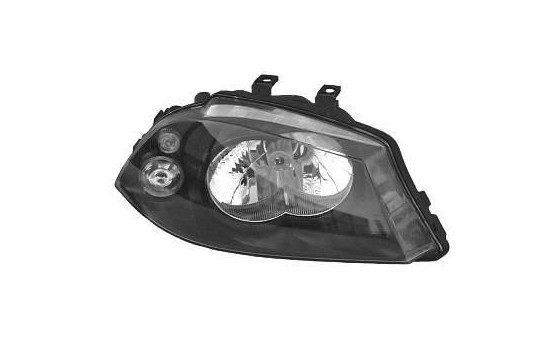 Phare droit avec clignotant H4 4917962 Van Wezel