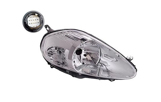 Phare droit avec feu clignotant H4 + Moteur Electrique 1624962 Van Wezel, Image 2