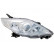 Phare droit de '08 H7+HB3 +Elinks Mot.Chrome 2762966 Van Wezel, Vignette 2