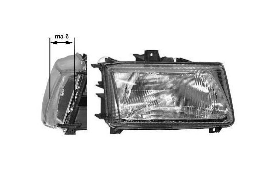 Phare droit de 7/'96 +/-ELEC.REG. VALEO 086654