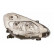Phare droit H7+H7 Chrome 4333962 Van Wezel
