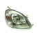 Phare droit jusqu'au 3/'03 (uniquement interchangeable avec le type Valeo) 5430964 Van Wezel