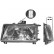 Phare droit jusqu'en 7/'96 +Elinks REG. Tapez VALEO 4912944 Van Wezel, Vignette 3