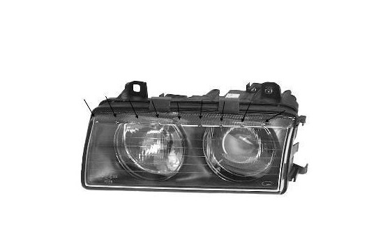Phare gauche 0640963 Van Wezel