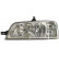 Phare gauche 1EB 354 306-011 Hella