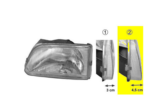 Phare gauche 5322943 Van Wezel