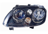 Phare gauche avec clignotant 2 X H7 Chrome/NOIR 5856963 Van Wezel