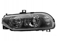 Phare gauche avec clignotant H1+H7 Fumé 0156963 Van Wezel