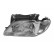 Phare gauche avec clignotant H4 0955961 Van Wezel