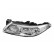 Phare gauche avec clignotant H7 + H1 4348961 Van Wezel