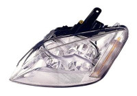 Phare gauche avec feu clignotant H1+H7 + Moteur électrique 1862963 Van Wezel