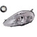 Phare gauche avec feu clignotant H4 + Moteur Electrique 1624961 Van Wezel, Vignette 2
