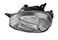 Phare gauche avec feu clignotant + VERRE TRANSPARENT ELECTRIQUE 3776965 Van Wezel