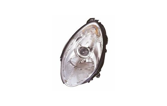 Phare gauche AVEC ROSE. H7 + H7 + Moteur électrique 3095961 Van Wezel
