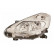 Phare gauche H7+H7 Chrome 4333961 Van Wezel