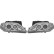 Phares adaptés pour Citroen Xsara 1997-2000 Chrome Angel Eyes 4070480 Diederichs
